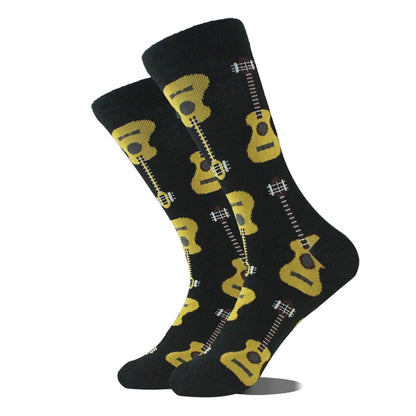 Men's Funny Socks, Novelty Cotton Crew Socks, Crazy Designs