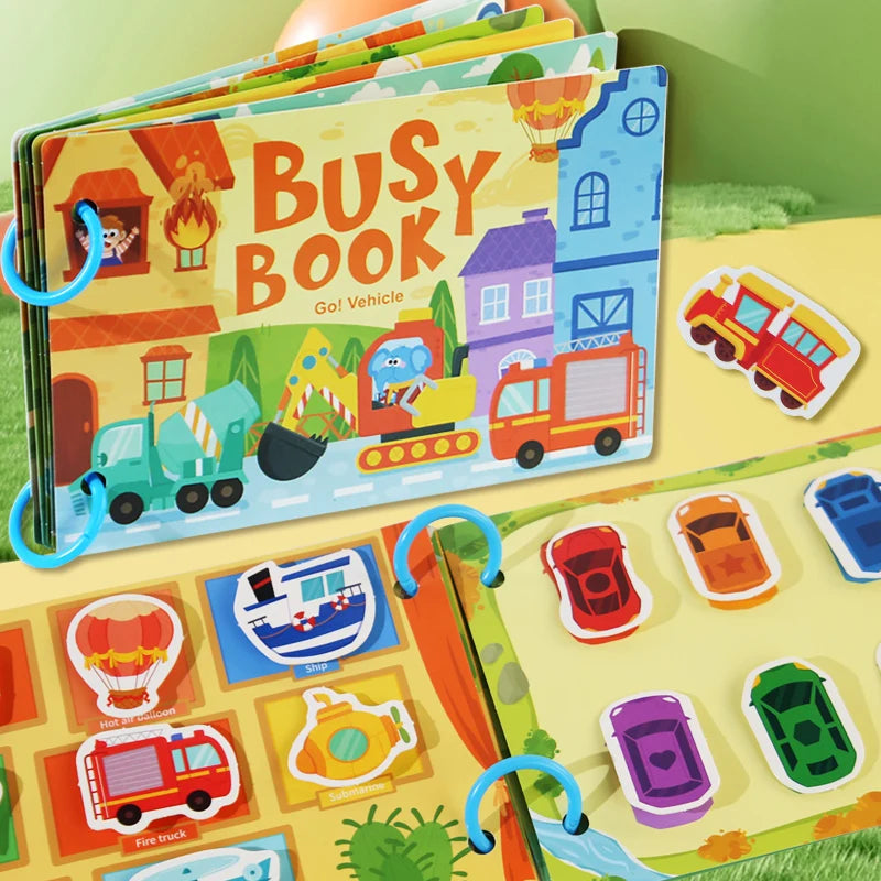Busy Book for Kids – Interactive Learning Activity Book