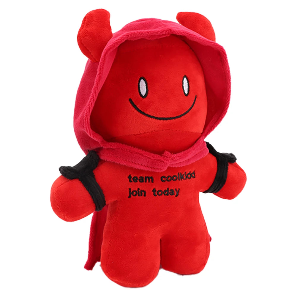 Red Devil Plush Toy 25cm Soft Halloween Cartoon Stuffed Doll