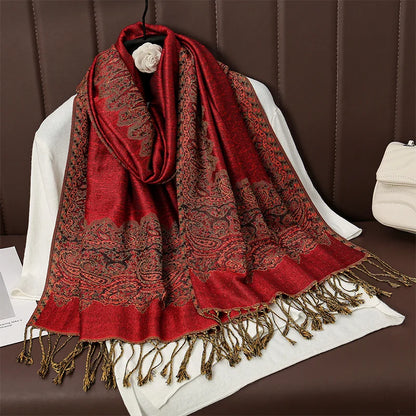 Women's Winter Scarf, Soft Pashmina Shawl Wrap