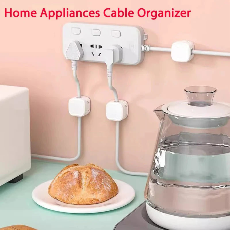 Magnetic Cable Clips Adhesive Cable Organizer for Desk and Home