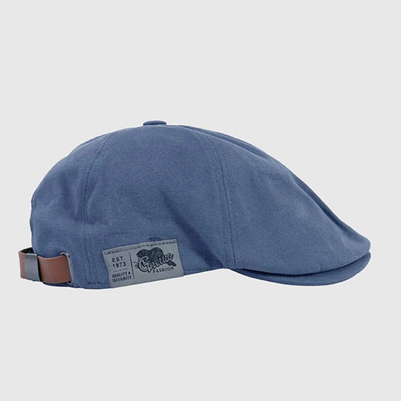Men's Ivy Cap Cotton Flat Newsboy Hat Classic Winter Style