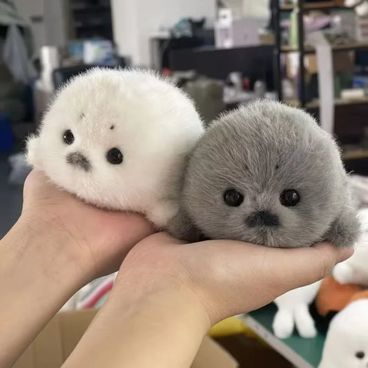 Cute Seal Plush Toy 12cm Soft Stuffed Animal for Kids