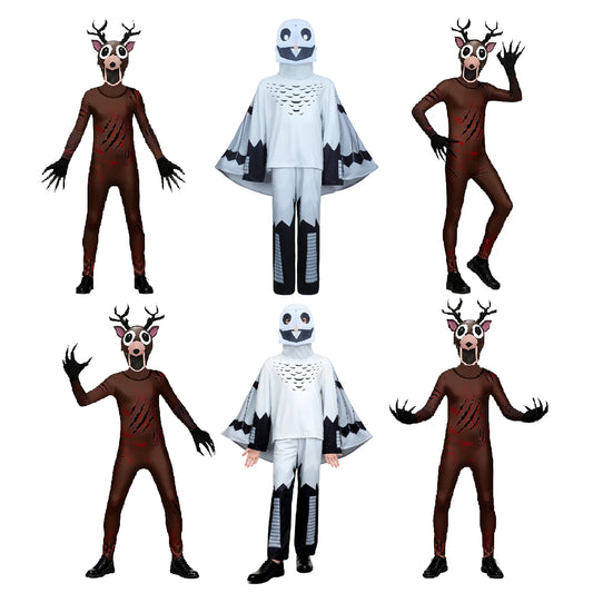 Deer Costume Unisex Animal Cosplay Outfit for Halloween