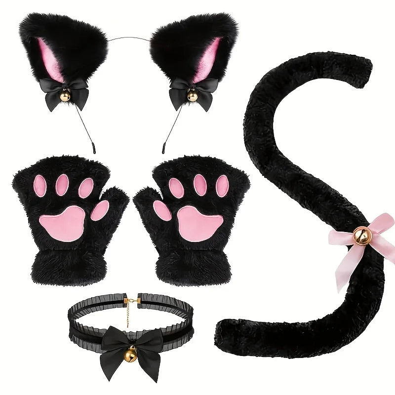 Fingerless Gloves Knit Winter Open Finger Gloves for Adults