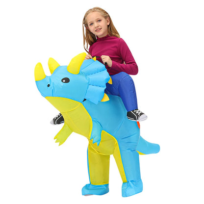 Kids Inflatable Dinosaur Costume – Halloween Party Dress-Up