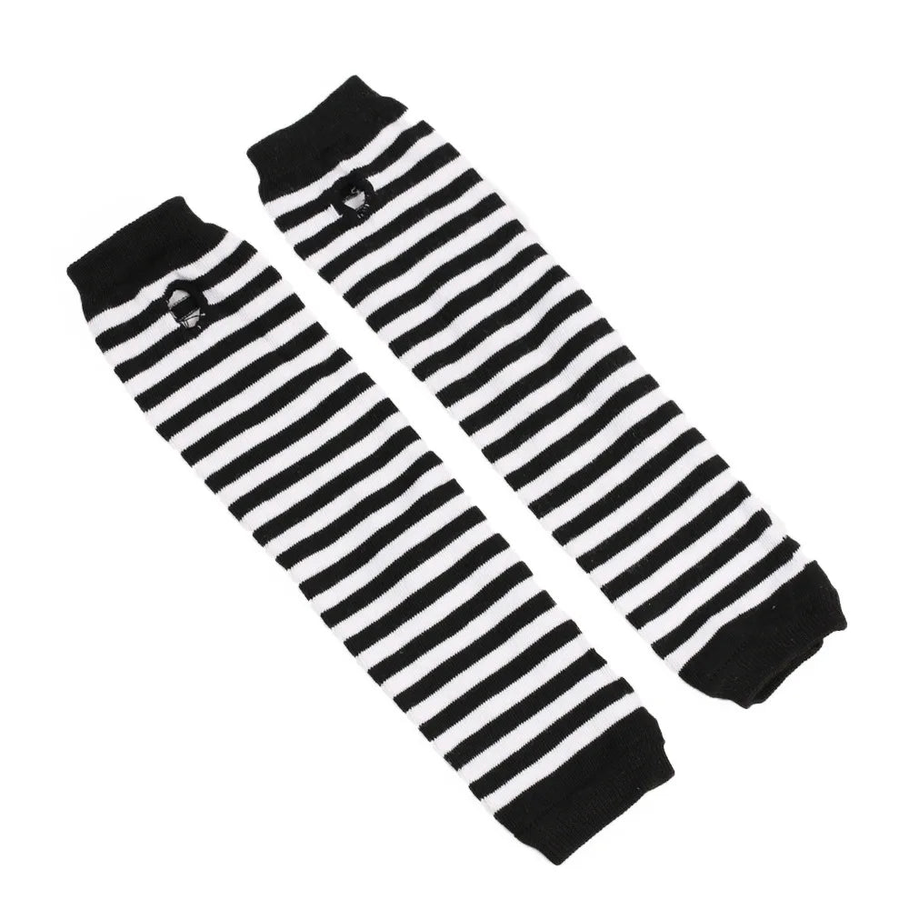Fingerless Arm Warmers, Long Knitted Winter Gloves for Men & Women