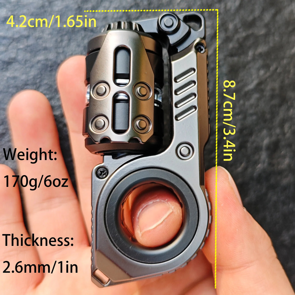 Metal Fidget Slider  Magnetic Mechanical EDC Stress Relief Toy