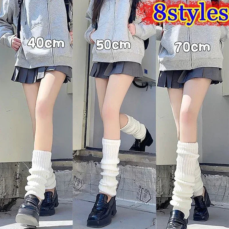 Leg Warmers – Long Knitted Winter Leg Covers for Women