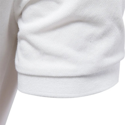 Men's Polo Shirts Cotton Short Sleeve Casual Polo Shirt