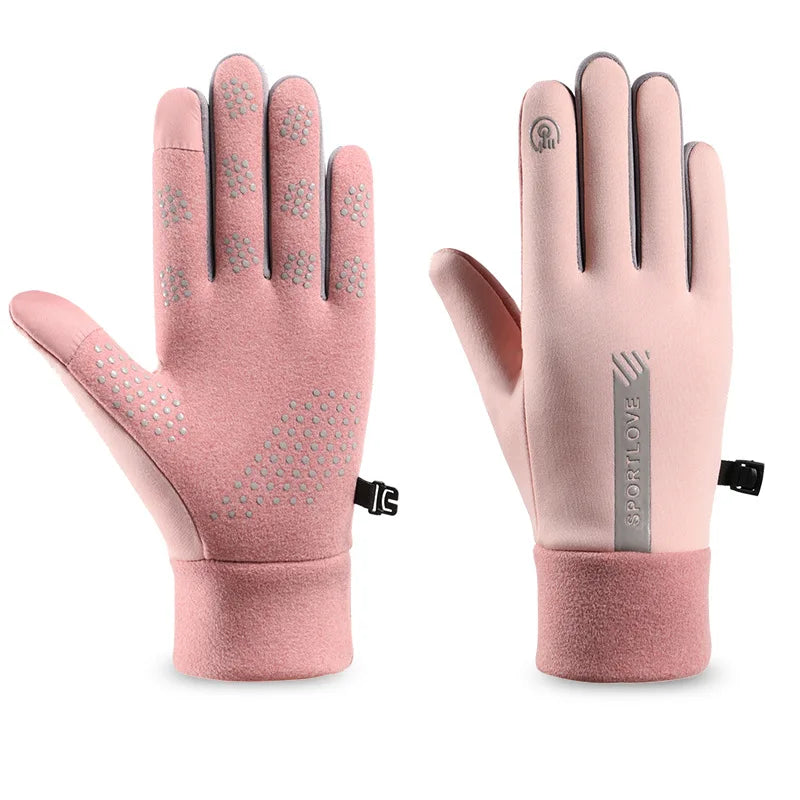 Thermal Winter Gloves Fleece Lined Cycling Sports Gloves