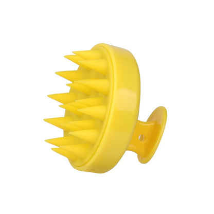 Silicone Shampoo Brush Scalp Massage Hair Washing Brush