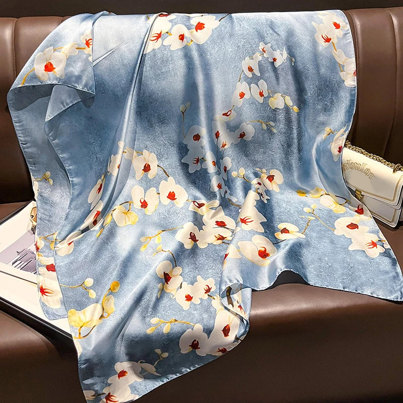 Women's Polyester Scarf, Soft Long Shawl for Beach & Everyday Wear