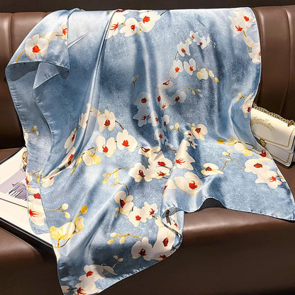 Women's Polyester Scarf, Soft Long Shawl for Beach & Everyday Wear