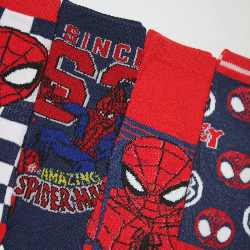 Kids Crew Socks 5 Pairs, Soft Casual Socks for Boys Ages 2-9