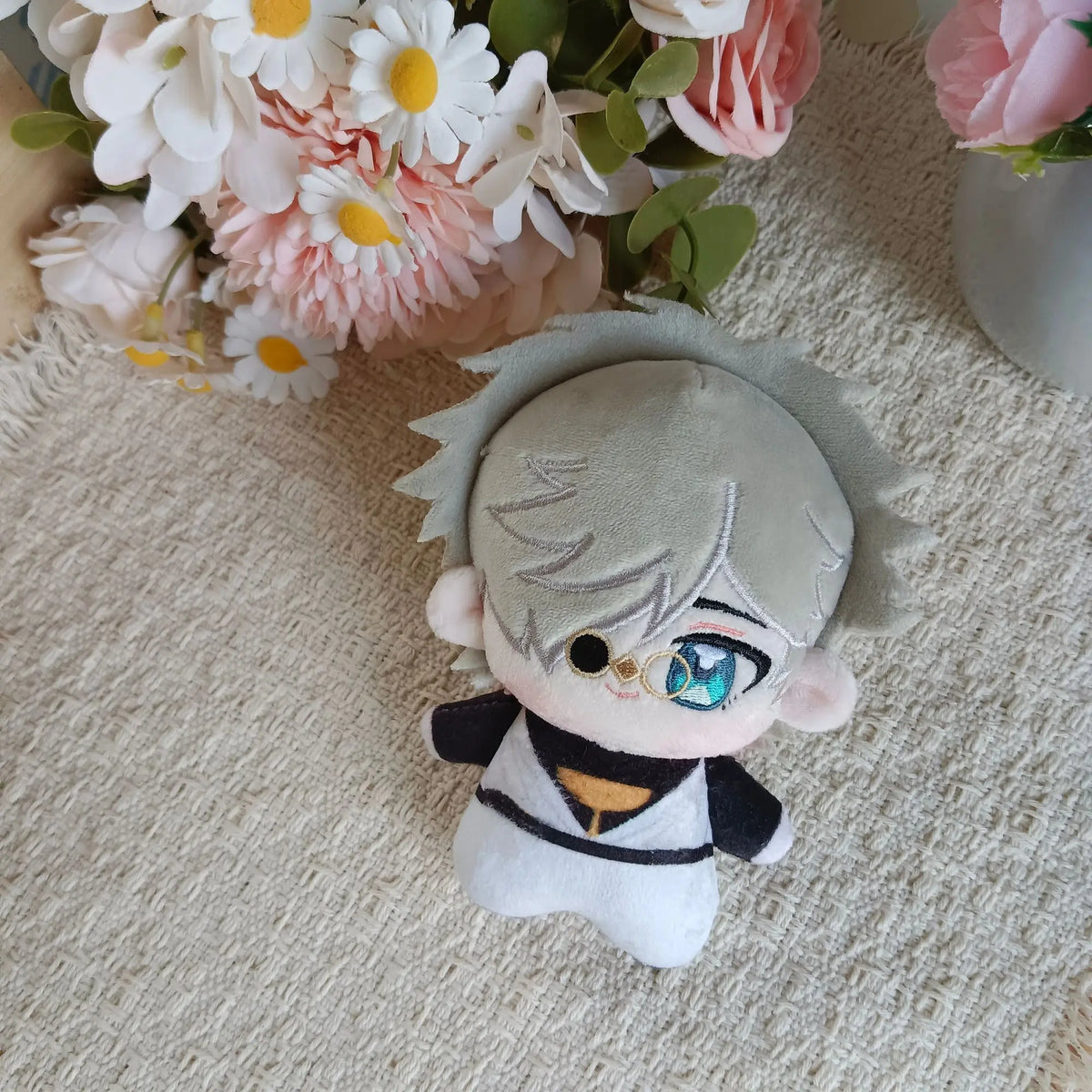 Anime Plush Keychain, 10cm Soft Plush Pendant Doll