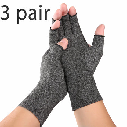 Fingerless Compression Gloves for Sports & Hand Support