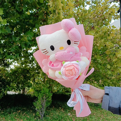 Plush Flower Bouquet with Soft Plush