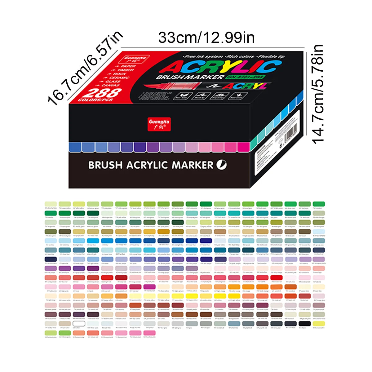 Acrylic Paint Markers Set – 12 to 240 Colors for Art & DIY