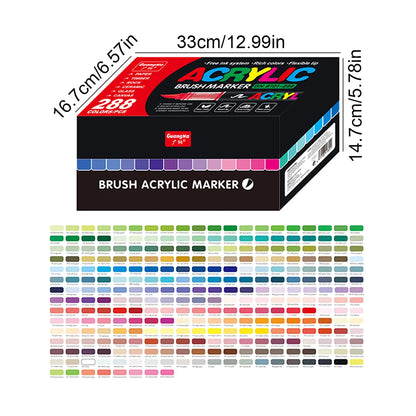 Acrylic Paint Markers Set – 12 to 240 Colors for Art & DIY