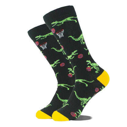 Men's Funny Socks, Novelty Cotton Crew Socks, Crazy Designs
