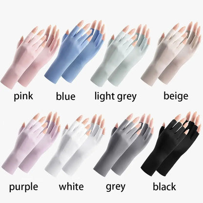 UV Nail Gloves Fingerless UV Protection for Gel Nail Art