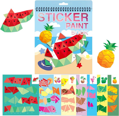 Sticker Activity Book for Kids, Sticker by Number Travel Toy