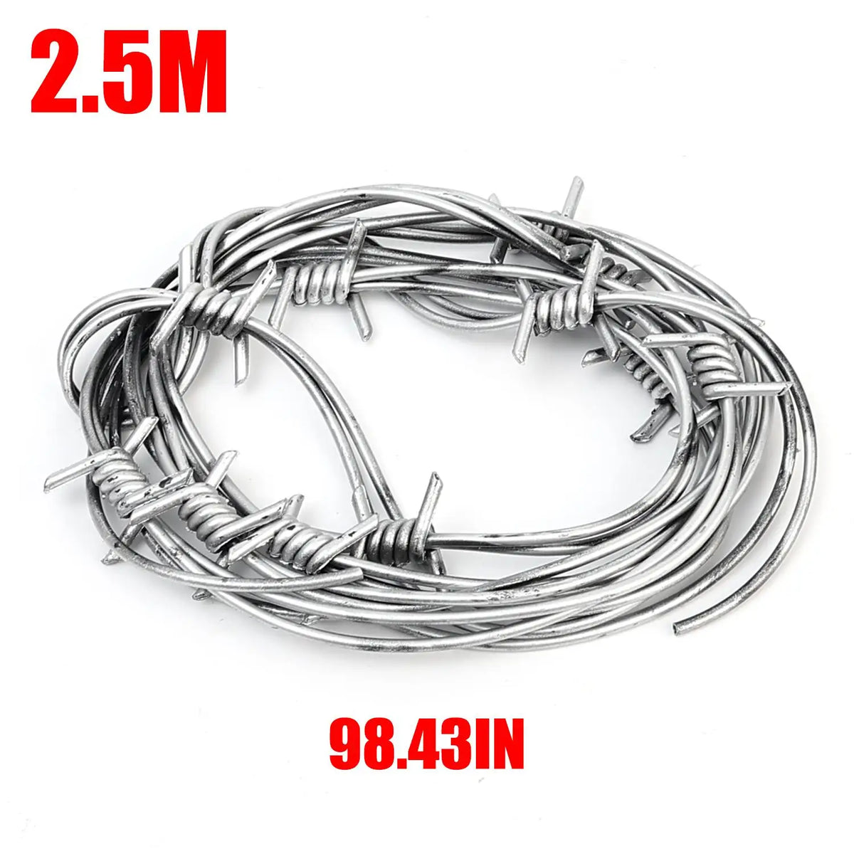 Halloween Barbed Wire Decoration 2.5m Fake Fence Prop