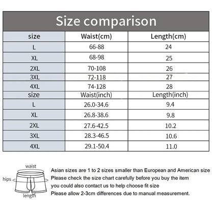 Men's Boxer Briefs Seamless Ice Silk Summer Underwear 3-Pack