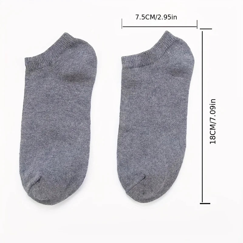 Men's Casual Socks Soft Breathable Low Cut Everyday Socks
