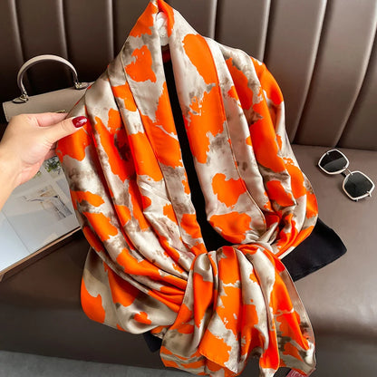 Women's Polyester Scarf, Soft Long Shawl for Beach & Everyday Wear