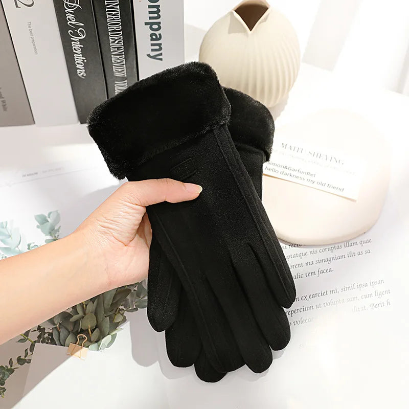 Winter Gloves Warm Touchscreen Driving Cycling Gloves for Adults