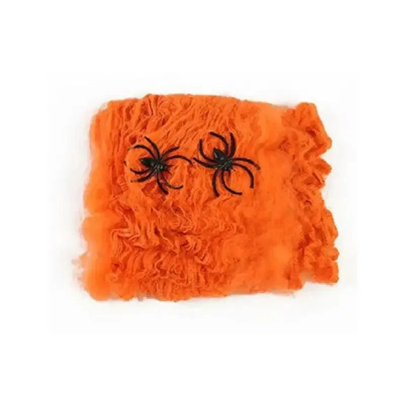 Halloween Spider Decoration, Giant Plush Spider Web Prop
