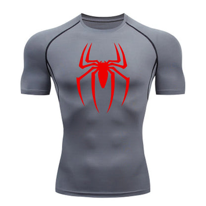 Men's Compression Shirt Quick Dry Short Sleeve Gym Running Top