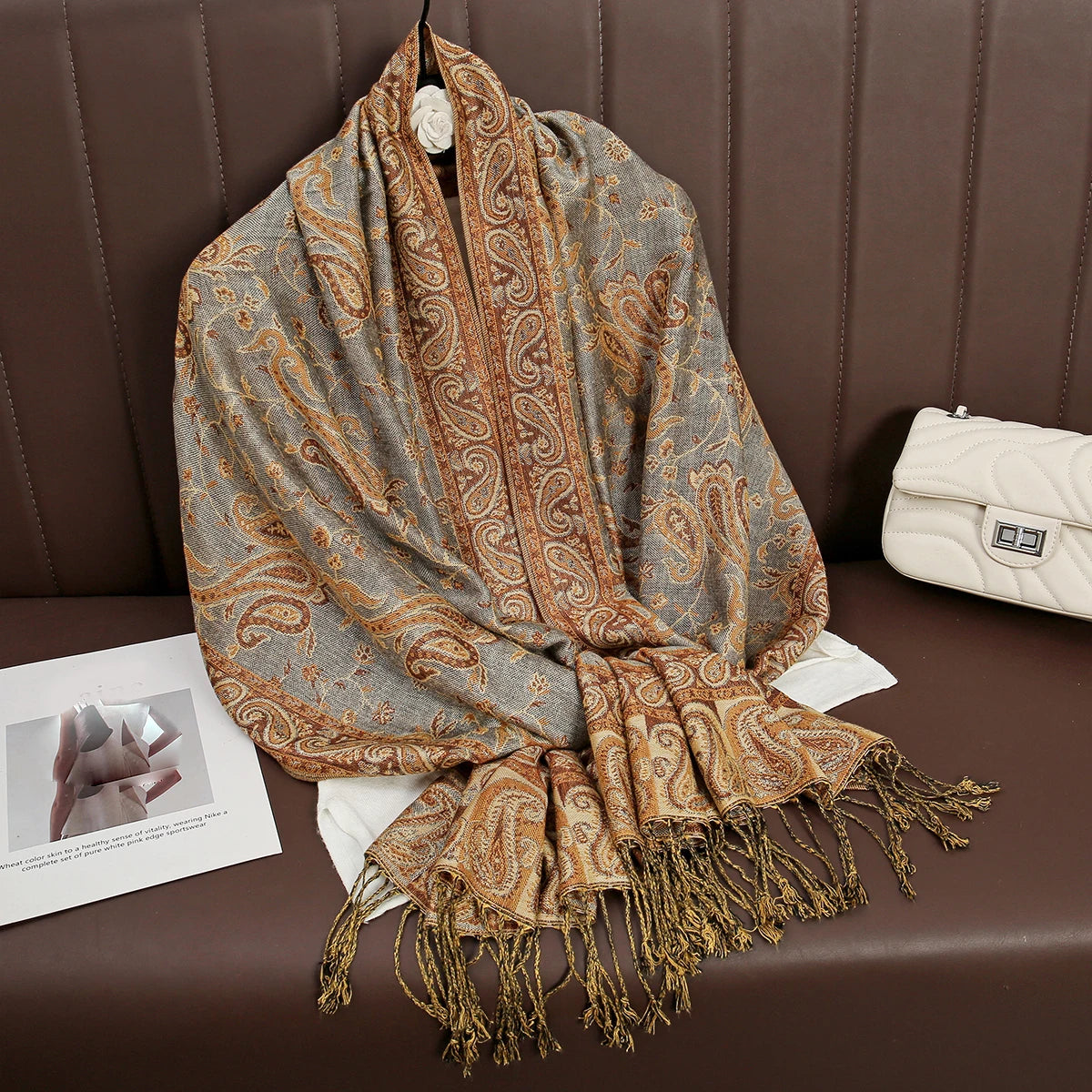 Women's Winter Scarf, Soft Pashmina Shawl Wrap