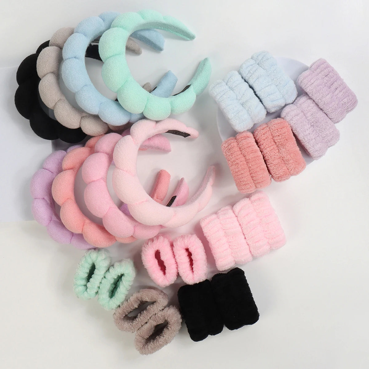 Face Wash Headband & Microfiber Wristbands for Skincare