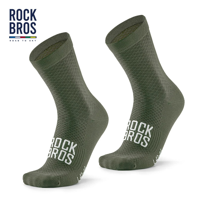 Men's Cycling Socks Knee-High Breathable Stretch Sports Socks