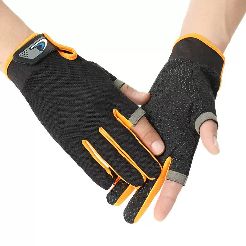 Fishing Gloves Fingerless Touchscreen Cycling Sun Protection