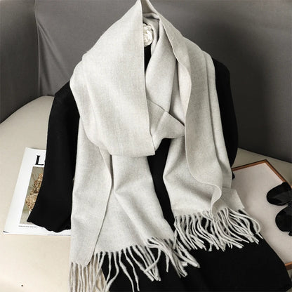 Women's Winter Scarf – Long Warm Solid Shawl Wrap
