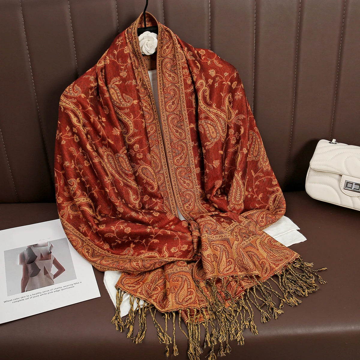 Women's Winter Scarf, Soft Pashmina Shawl Wrap