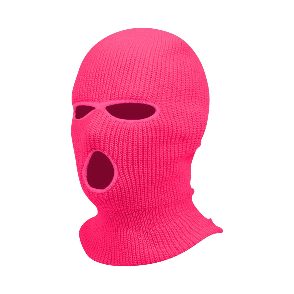 3 Hole Balaclava Ski Mask Windproof Knit Winter Face Cover