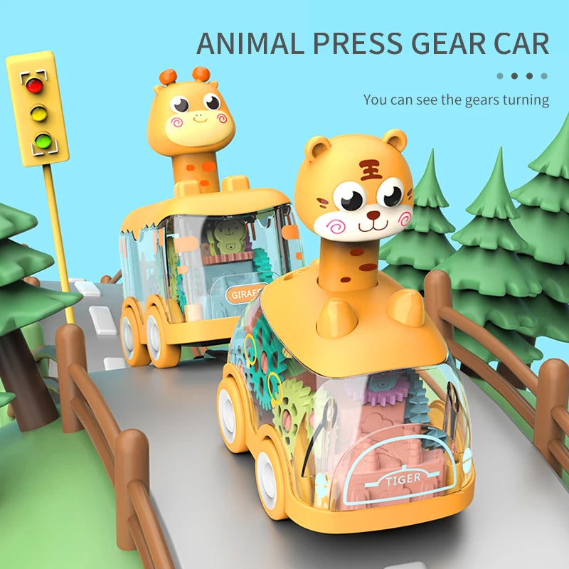 Pull Back Toy Car for Kids – Friction Powered Children's Vehicle