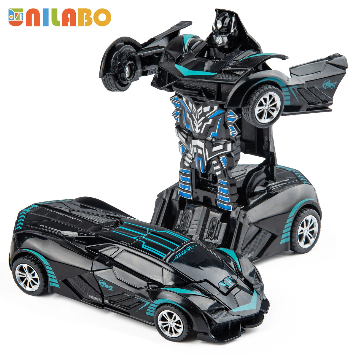 Transformable Robot Car Toy No Battery Educational Toy for Kids