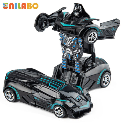 Transformable Robot Car Toy No Battery Educational Toy for Kids