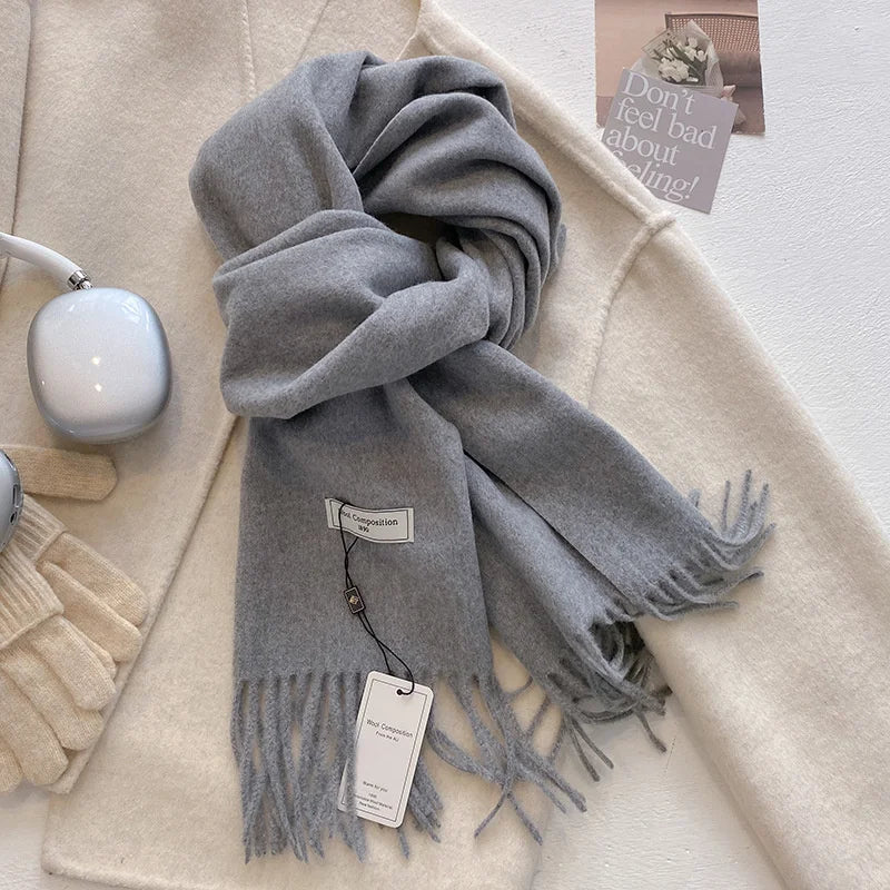 Women’s Winter Scarf – Warm Wool Blend Wrap for Cold Weather