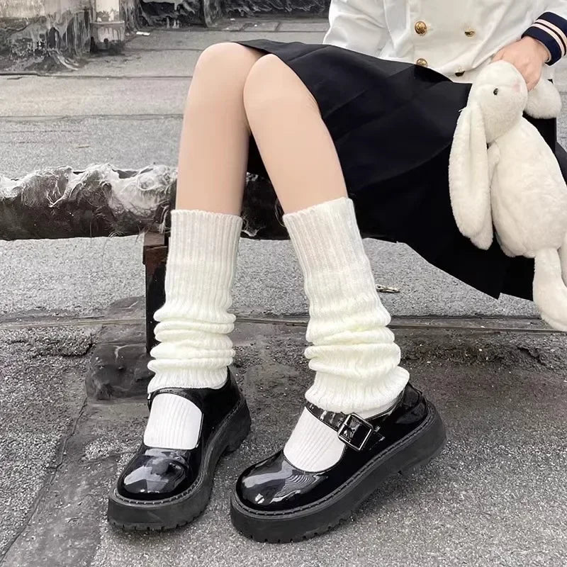Leg Warmers – Long Knitted Winter Leg Covers for Women