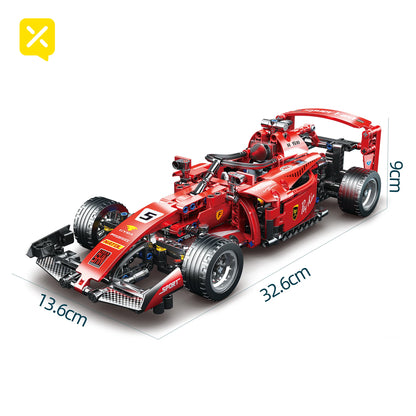 RC Car Building Set Sports Car Model Kit for Kids & Adults