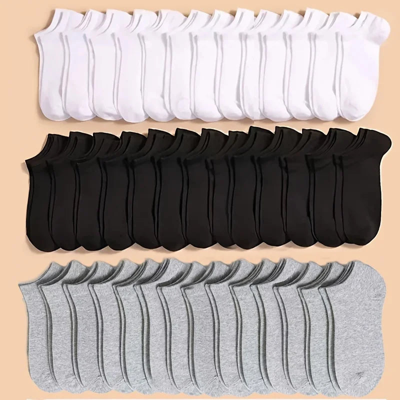 Men's Casual Socks Soft Breathable Low Cut Everyday Socks