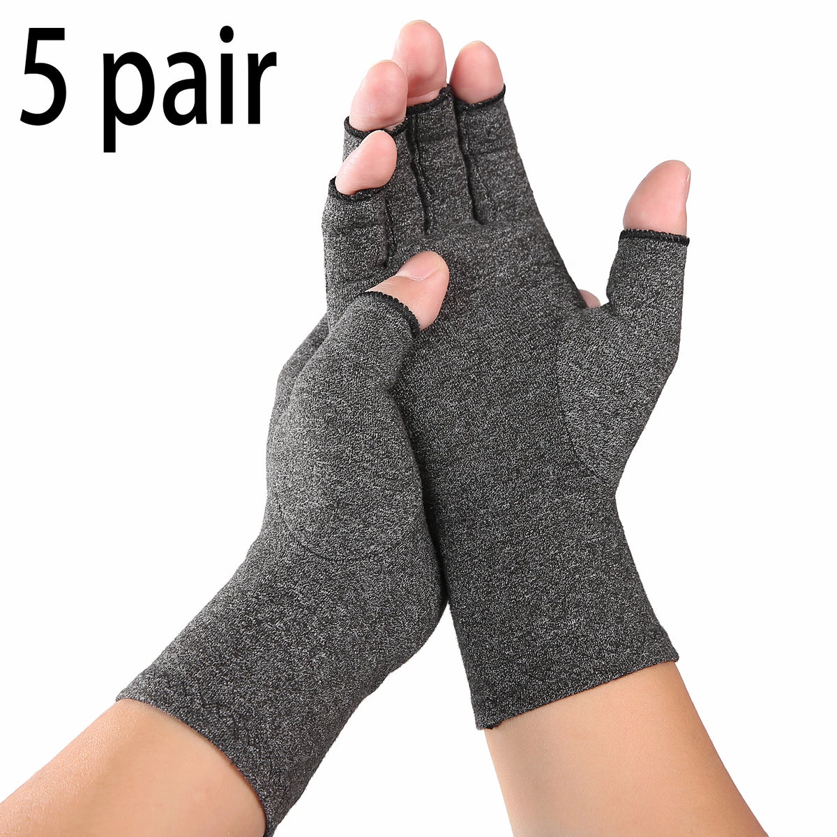 Fingerless Compression Gloves for Sports & Hand Support