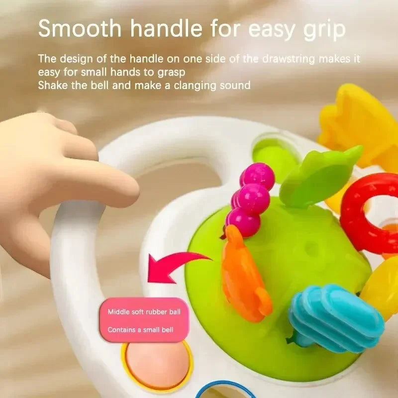 Pull String Sensory Toy for Fine Motor Skills and Baby Play